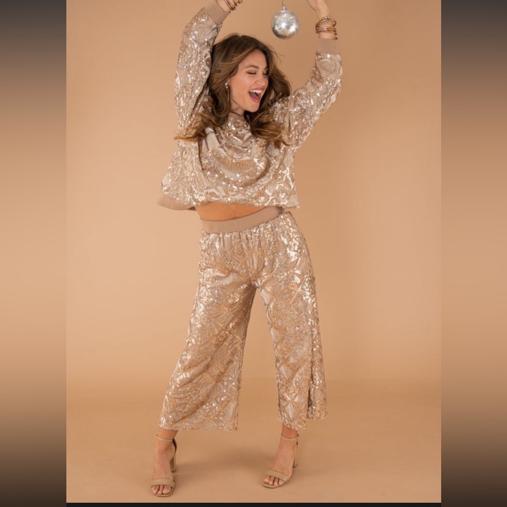 Beautiful Sequin 2 Piece Set